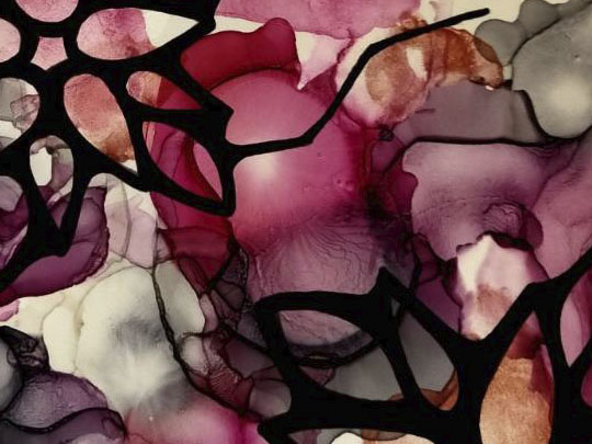 artkerstain, art, drawing, alcohol ink, marker